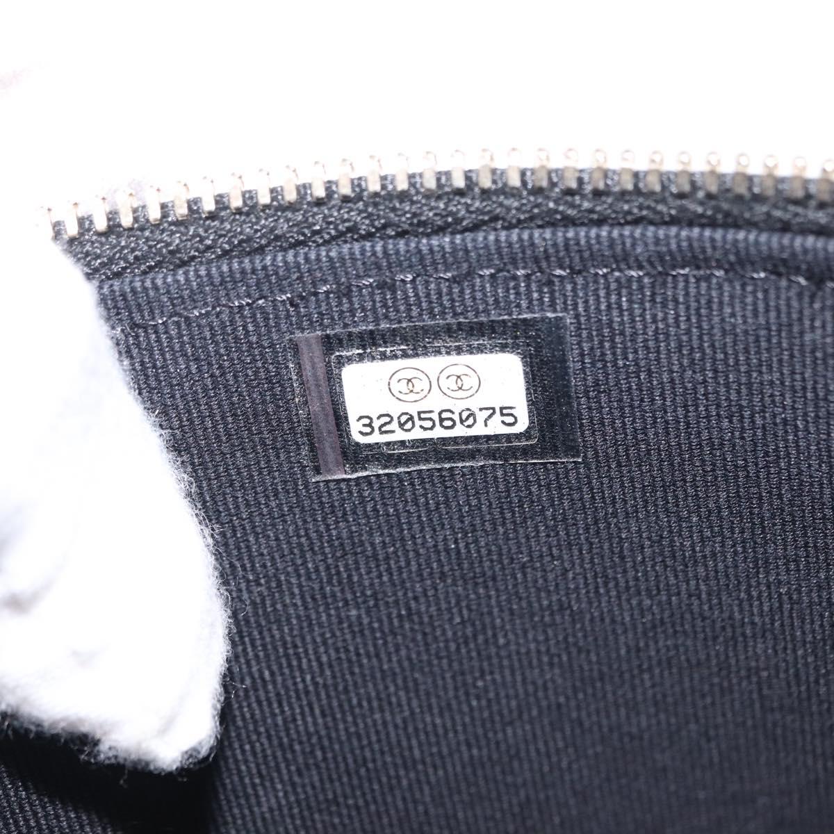 CHANEL Matelasse Chain Vanity Bag Tweed Multicolor Gold CC Auth 156641SM