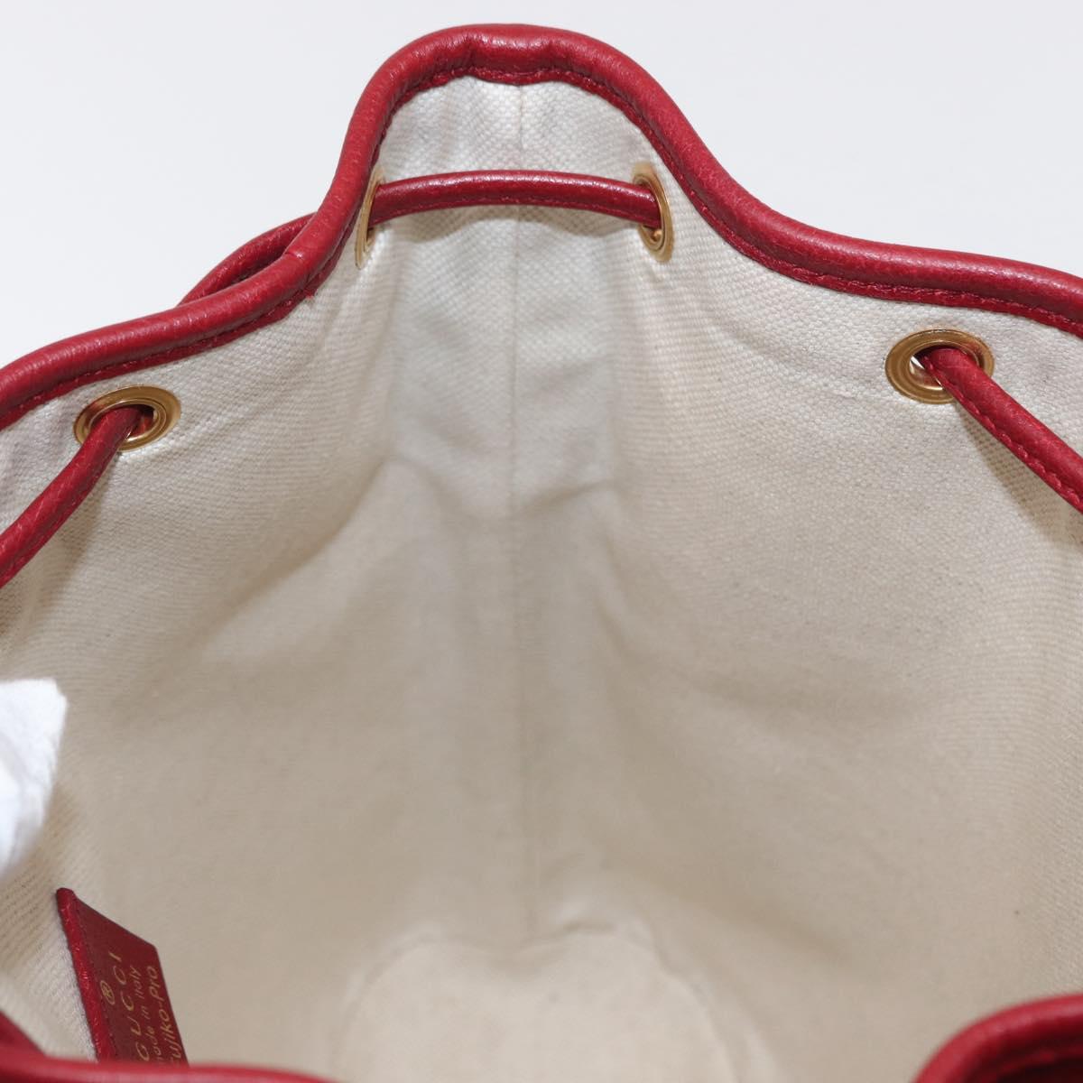 GUCCI Micro GG Supreme Doraemon Collaboration Bag PVC 625216 Auth 156657SAM