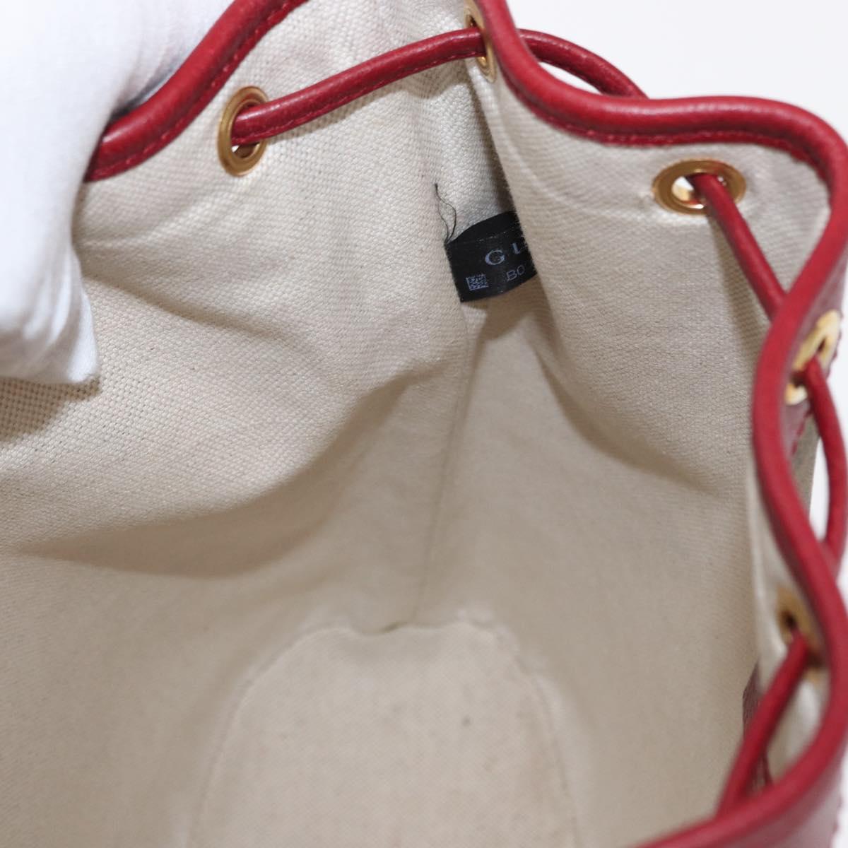 GUCCI Micro GG Supreme Doraemon Collaboration Bag PVC 625216 Auth 156657SAM