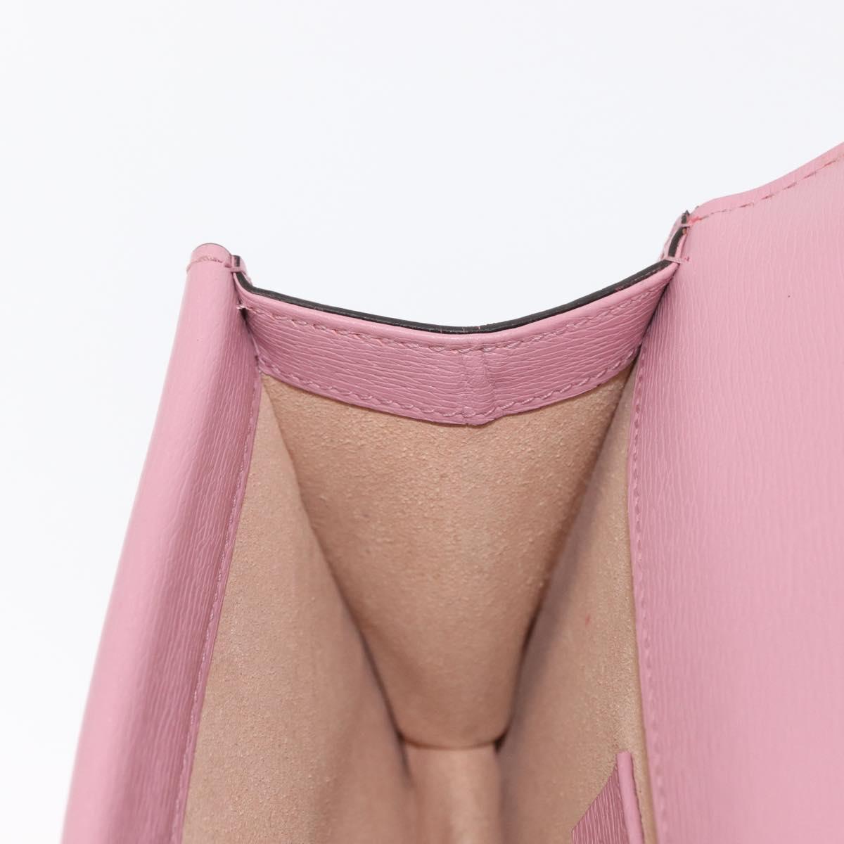 GUCCI Dionysus Chain Shoulder Bag Leather Pink 421970 Auth 156659SAM