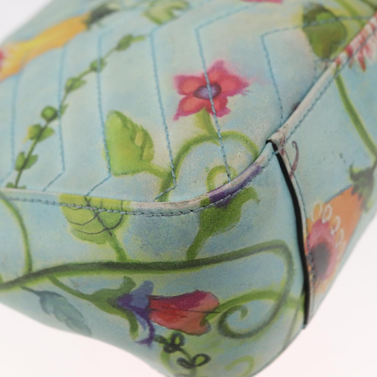 GUCCI Unskilled Worker Collaboration GG Marmont Bag Blue 443497 Auth 156660V