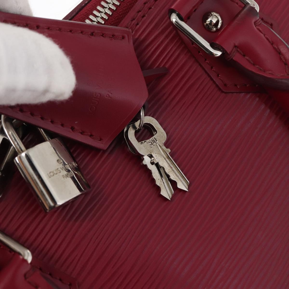 LOUIS VUITTON Epi Alma MM Hand Bag Fuchsia LV Auth 156661AV