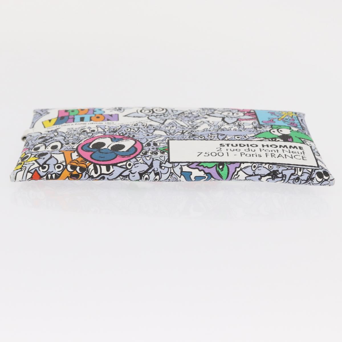 LOUIS VUITTON Monogram Comics Trio Envelope Pouch M82014 LV Auth 156662SM