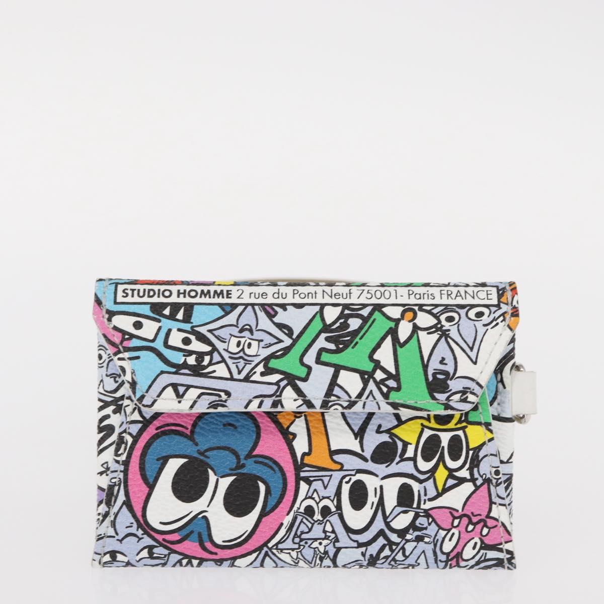 LOUIS VUITTON Monogram Comics Trio Envelope Pouch M82014 LV Auth 156662SM