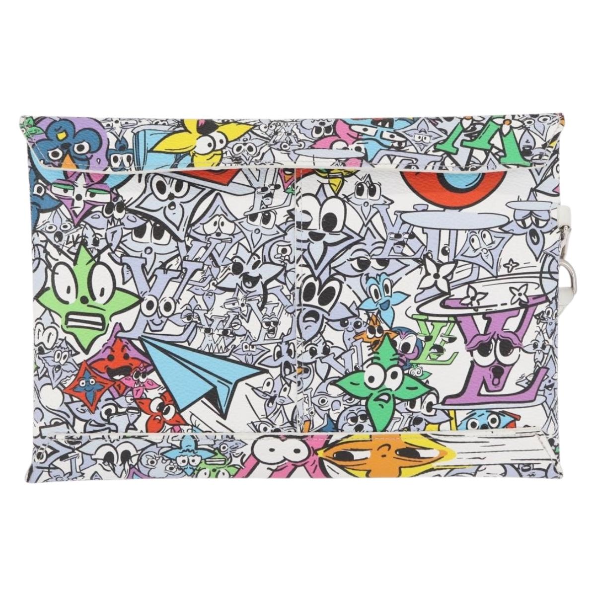 LOUIS VUITTON Monogram Comics Trio Envelope Pouch M82014 LV Auth 156662SM