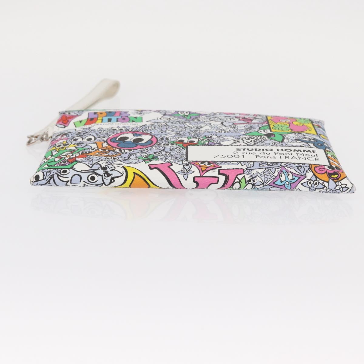 LOUIS VUITTON Monogram Comics Trio Envelope Pouch M82014 LV Auth 156662SM