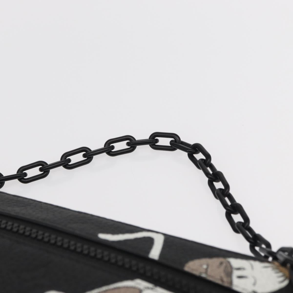 LOUIS VUITTON Monogram Taurillon LV Friend A4 Pouch Bag M80147 LV Auth 156664SM