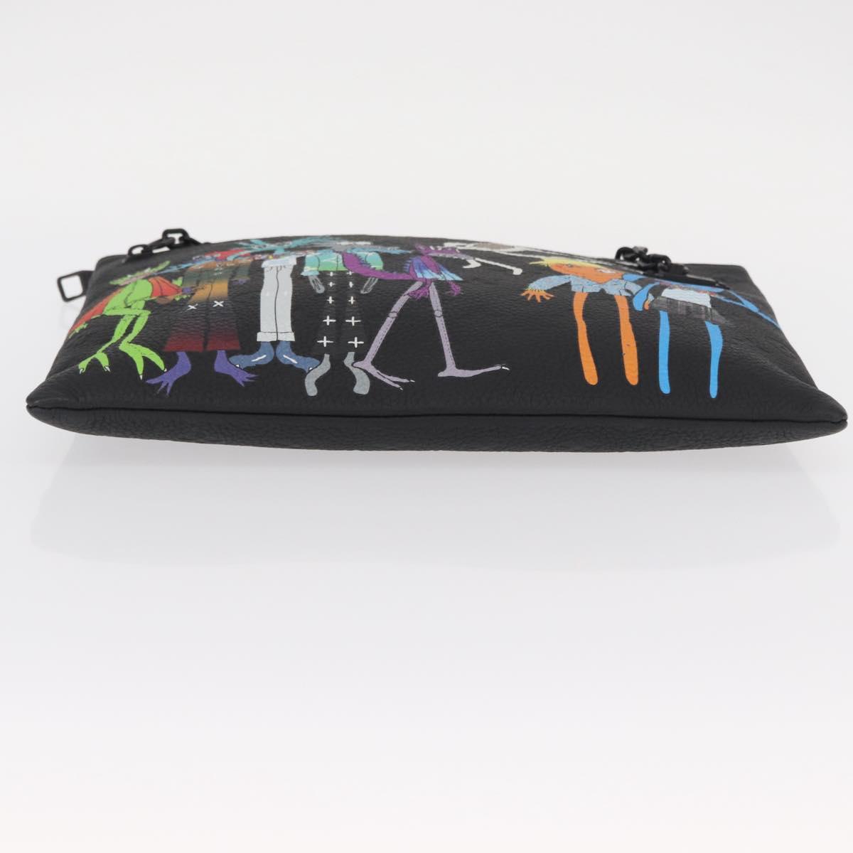 LOUIS VUITTON Monogram Taurillon LV Friend A4 Pouch Bag M80147 LV Auth 156664SM