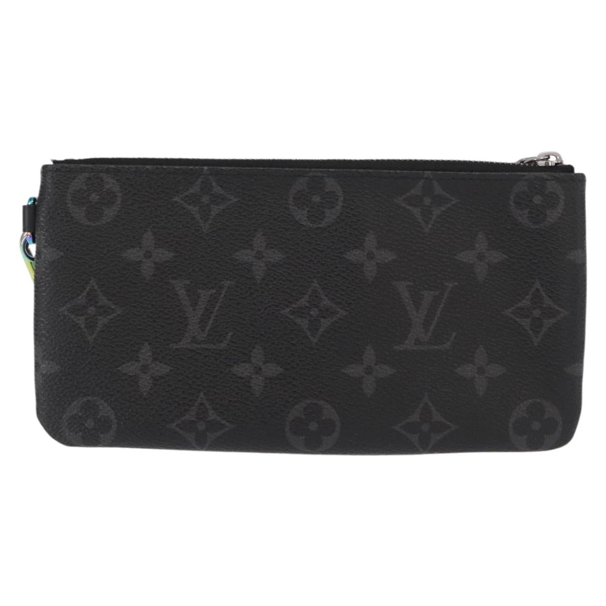 LOUIS VUITTON Monogram Eclipse Fragment iPhone Case M64433 LV Auth 156665SAM