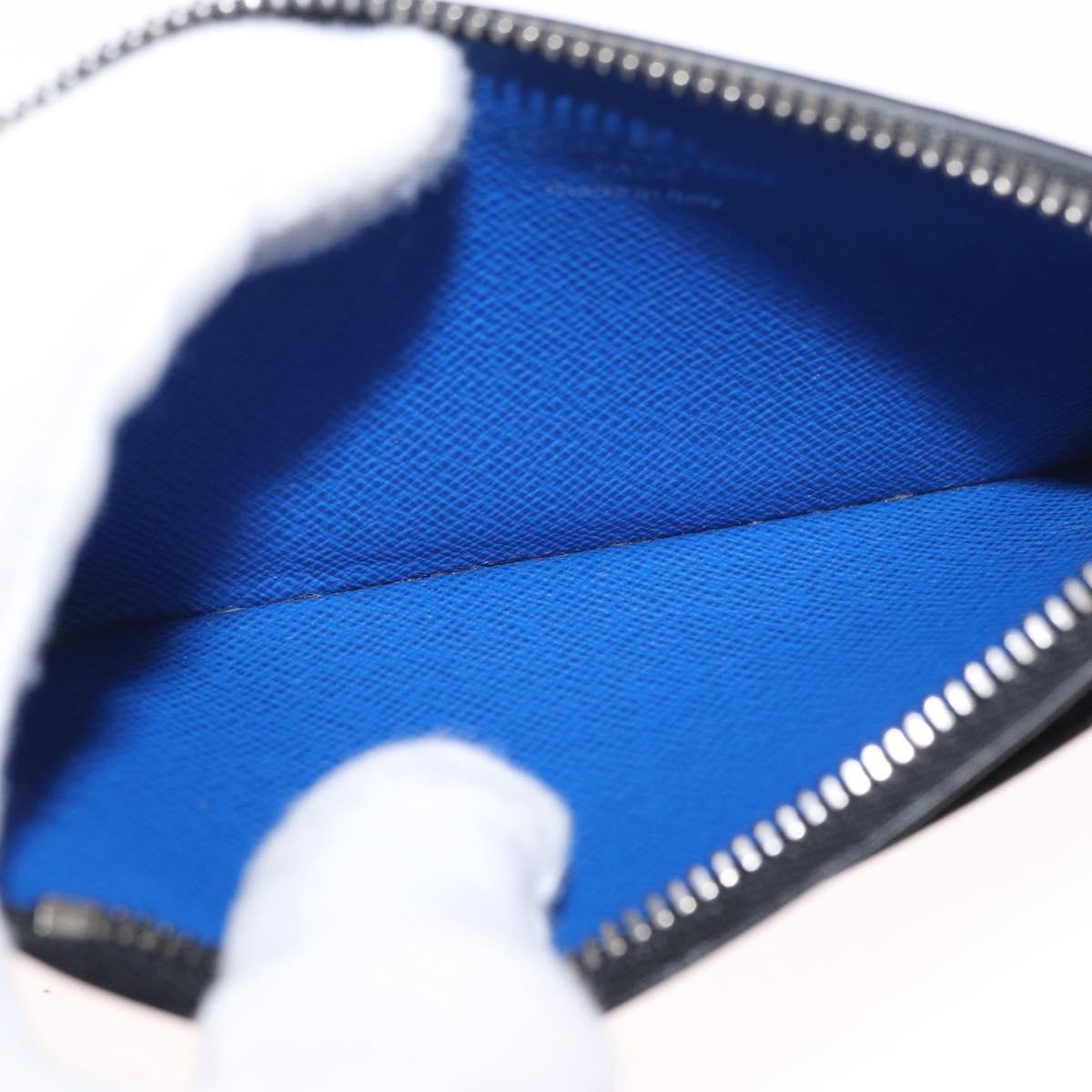 LOUIS VUITTON Monogram Eclipse Coin Card Holder M80932 LV Auth 156670V