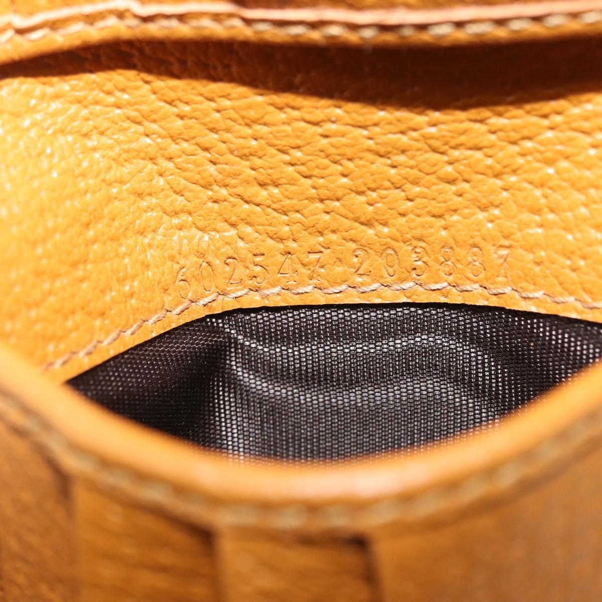 GUCCI Micro GG Supreme Disney Compact Wallet PVC Beige 602547 Auth 156682SM