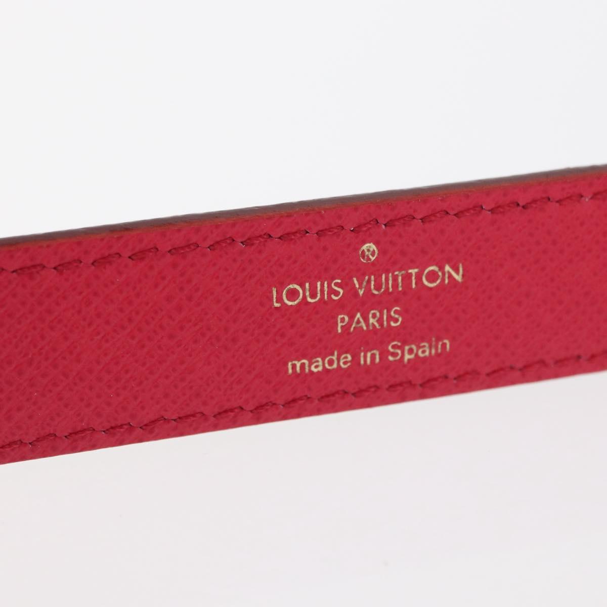LOUIS VUITTON Multicolor Ceinture Initials Belt White M9630 LV Auth 156685SAM