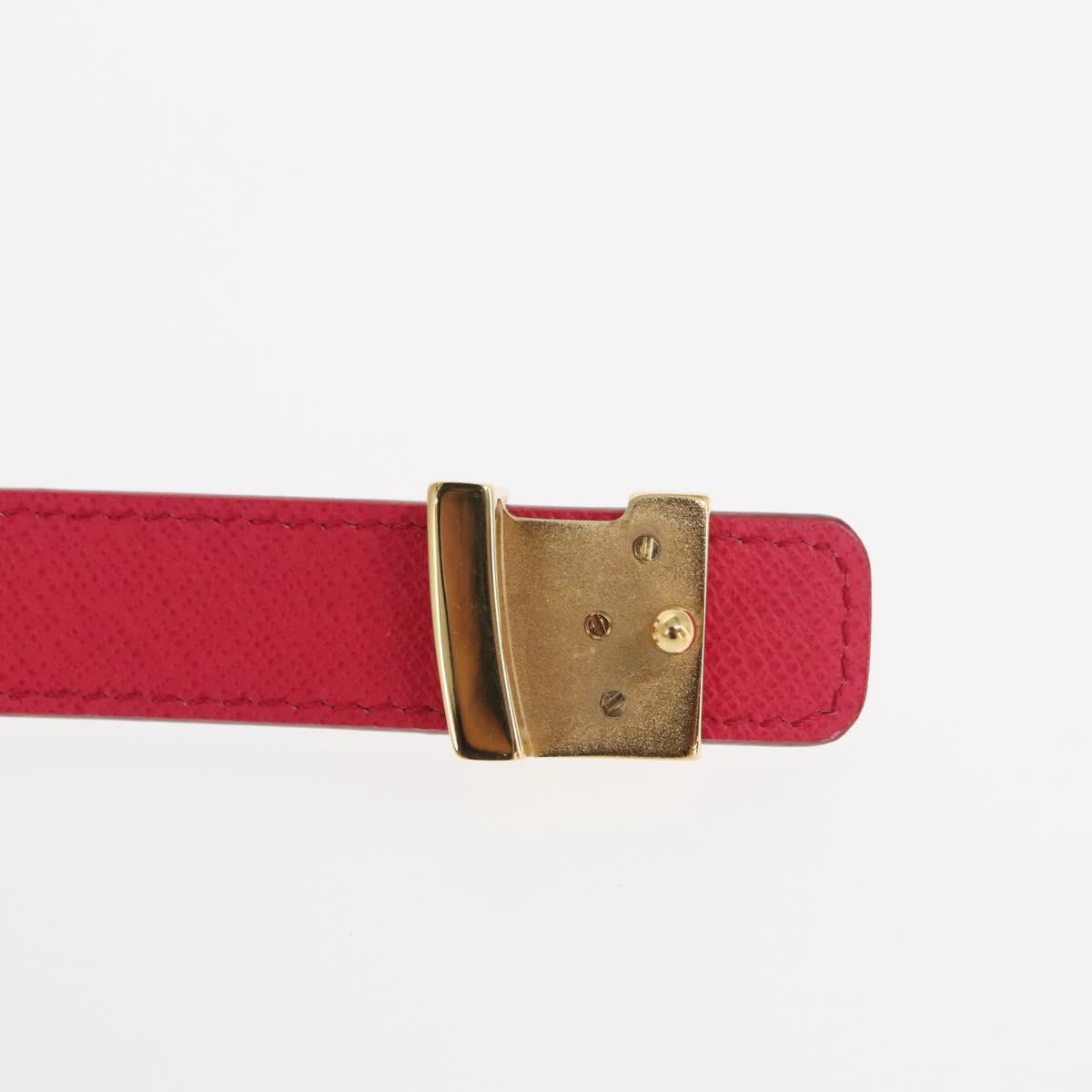 LOUIS VUITTON Multicolor Ceinture Initials Belt White M9630 LV Auth 156685SAM