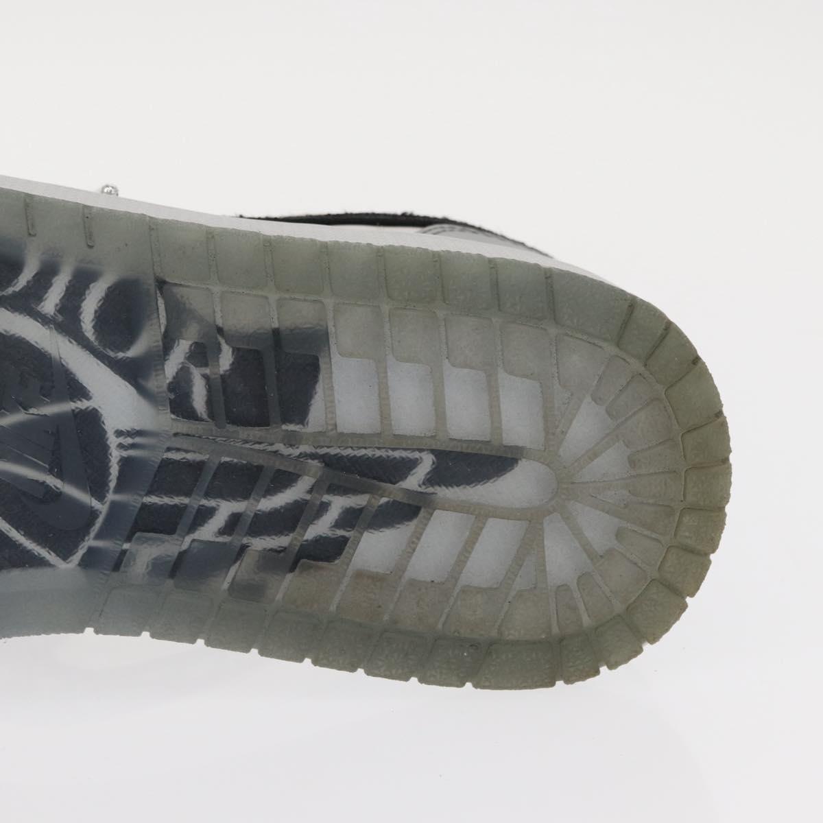 Christian Dior Trotter Air Dior Air Jordan 1 Low OG Sneakers Gray Auth 156693SM