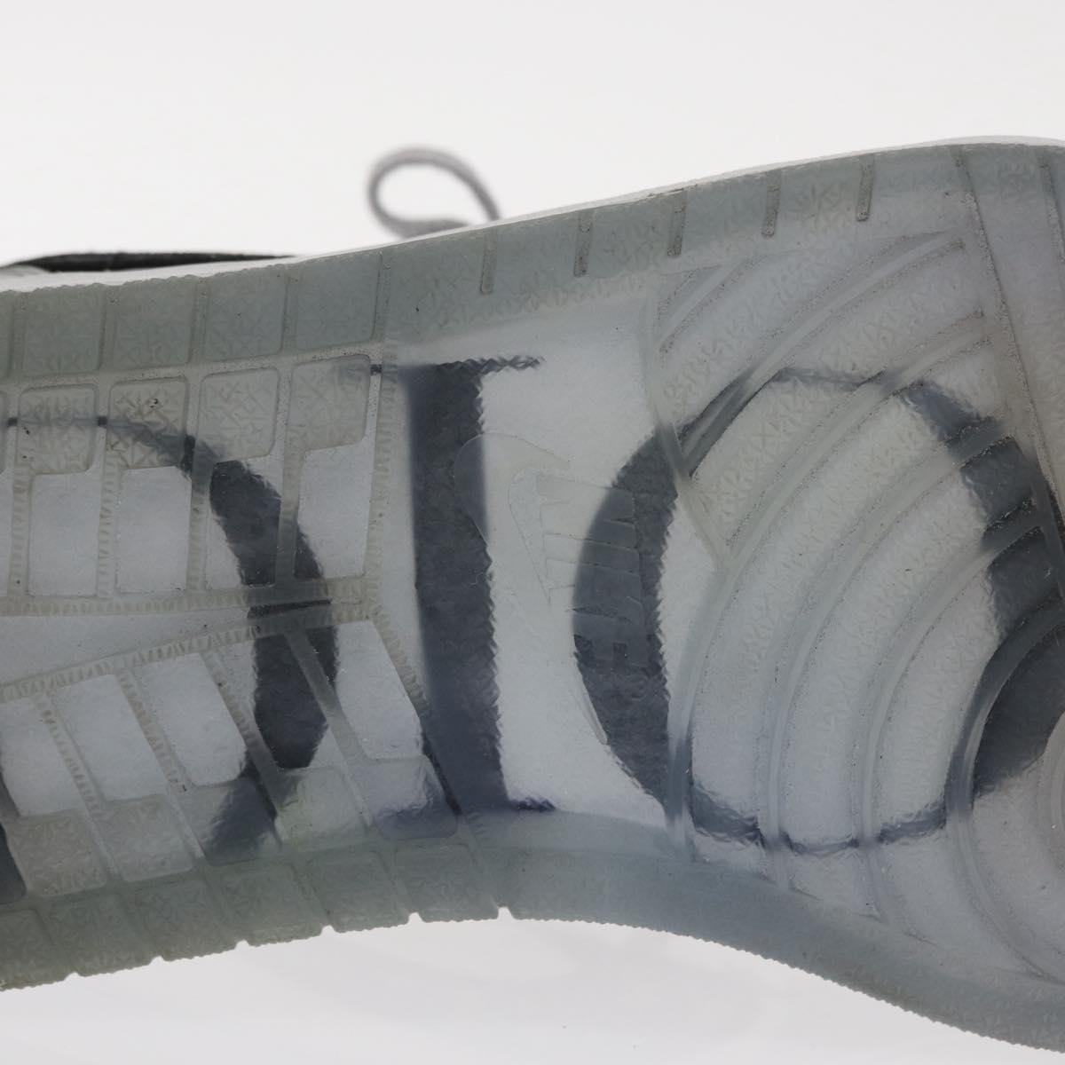 Christian Dior Trotter Air Dior Air Jordan 1 Low OG Sneakers Gray Auth 156693SM