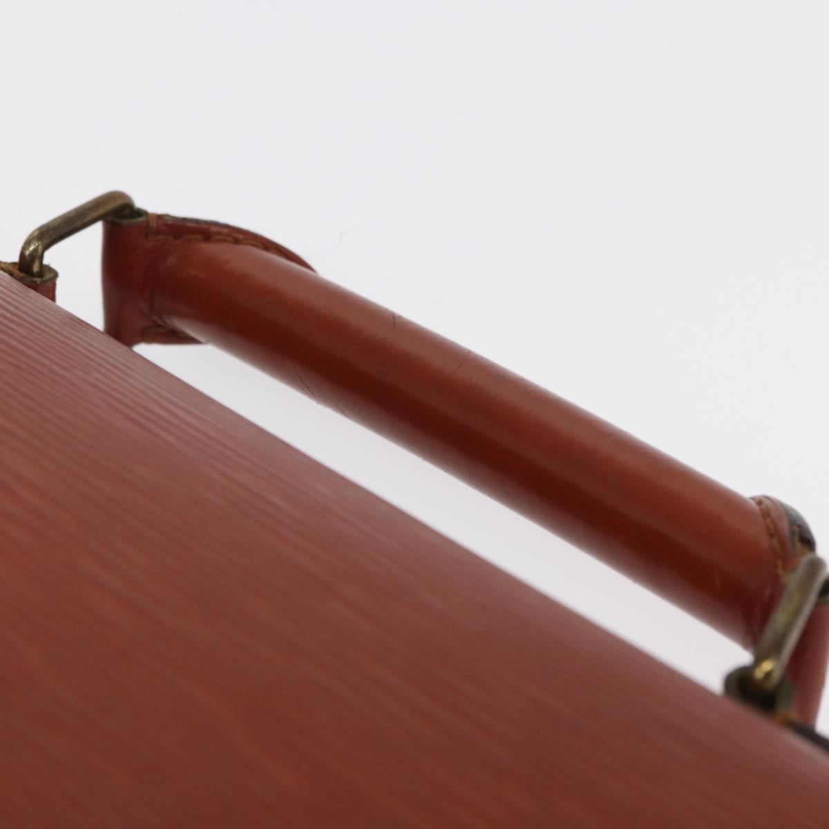 LOUIS VUITTON Epi Serviette Conseiller Briefcase Brown M54423 LV Auth 156727