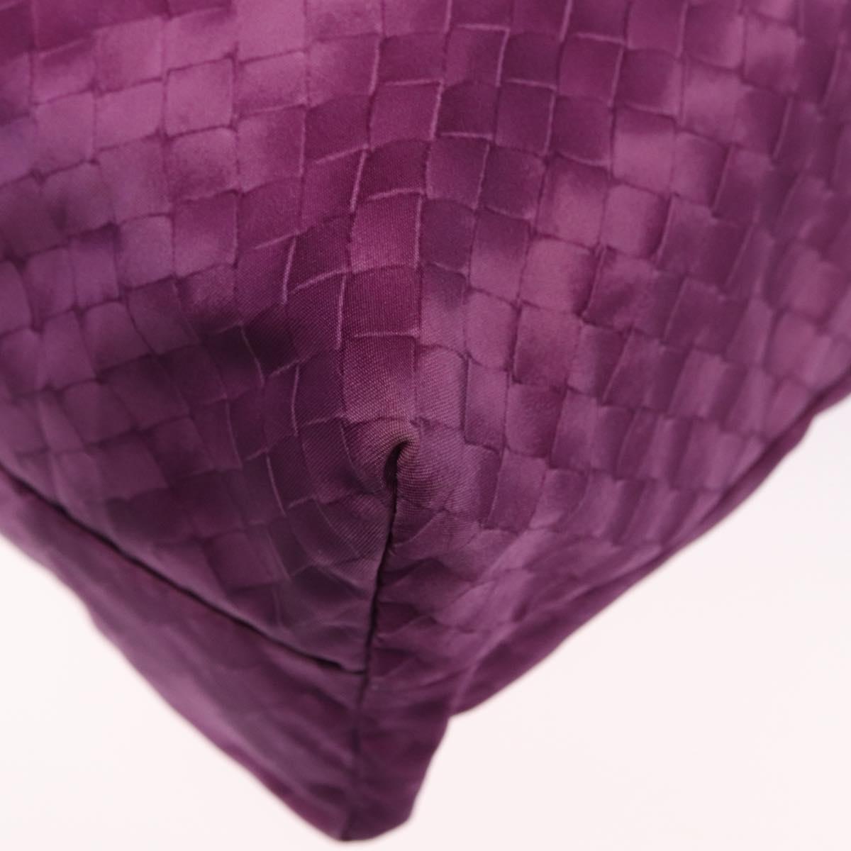 BOTTEGA VENETA Tote Bag Nylon Purple Auth 156732