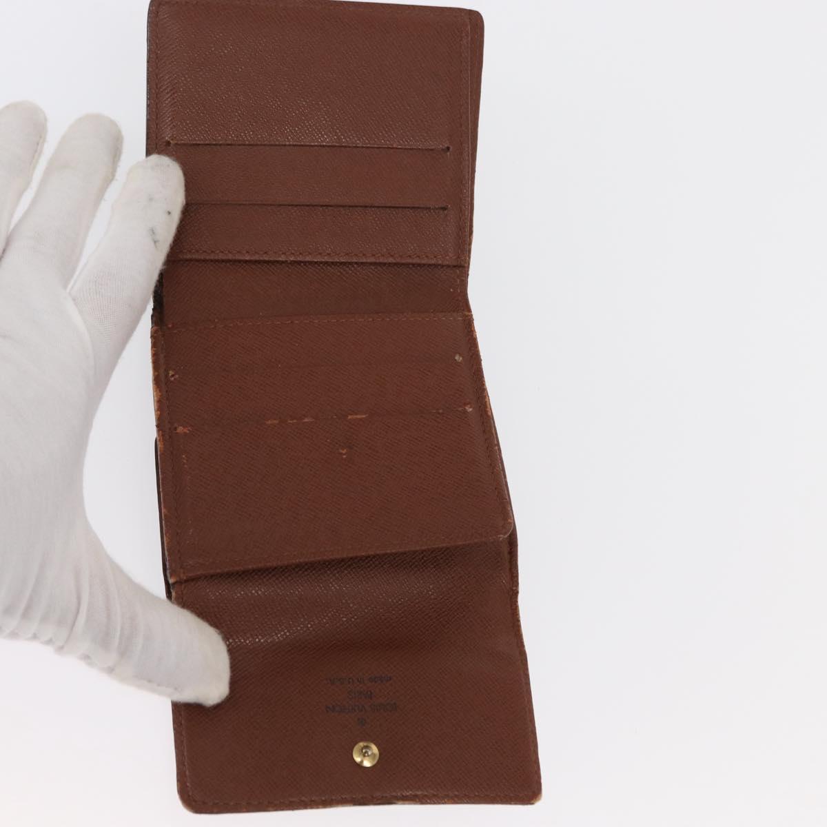 LOUIS VUITTON Monogram Wallet 2 Set LV Auth 156734