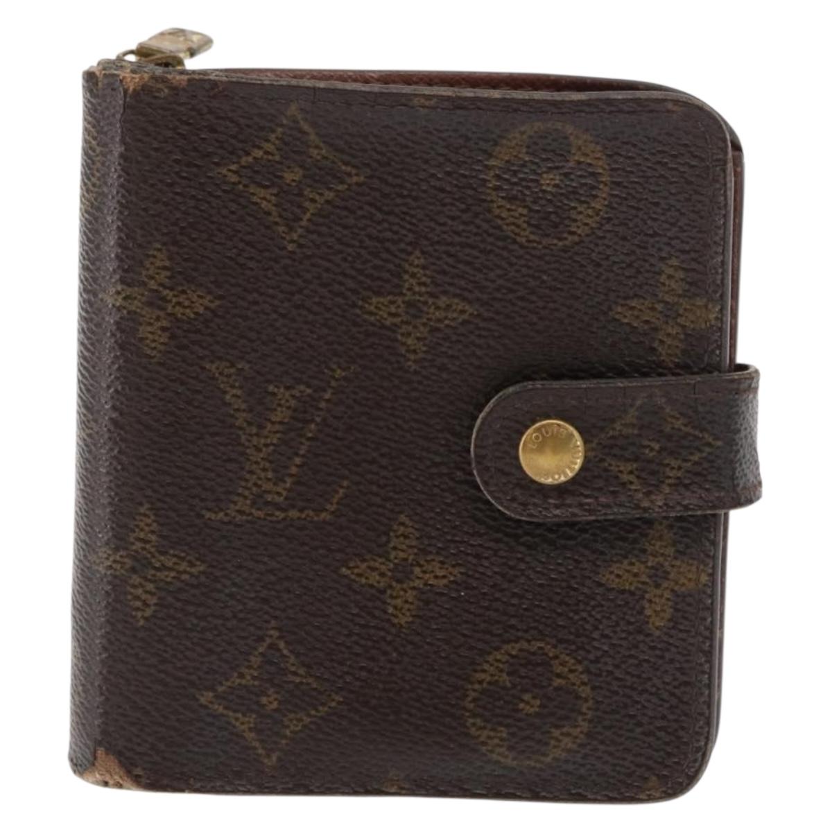 LOUIS VUITTON Monogram Wallet 2 Set LV Auth 156734