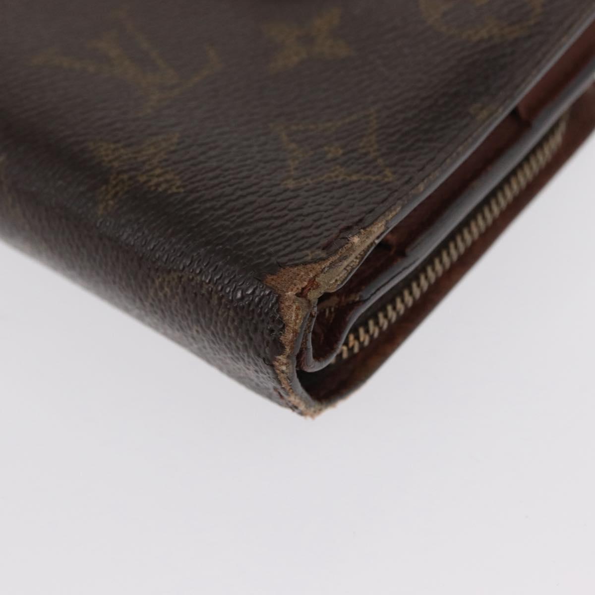 LOUIS VUITTON Monogram Wallet 2 Set LV Auth 156734