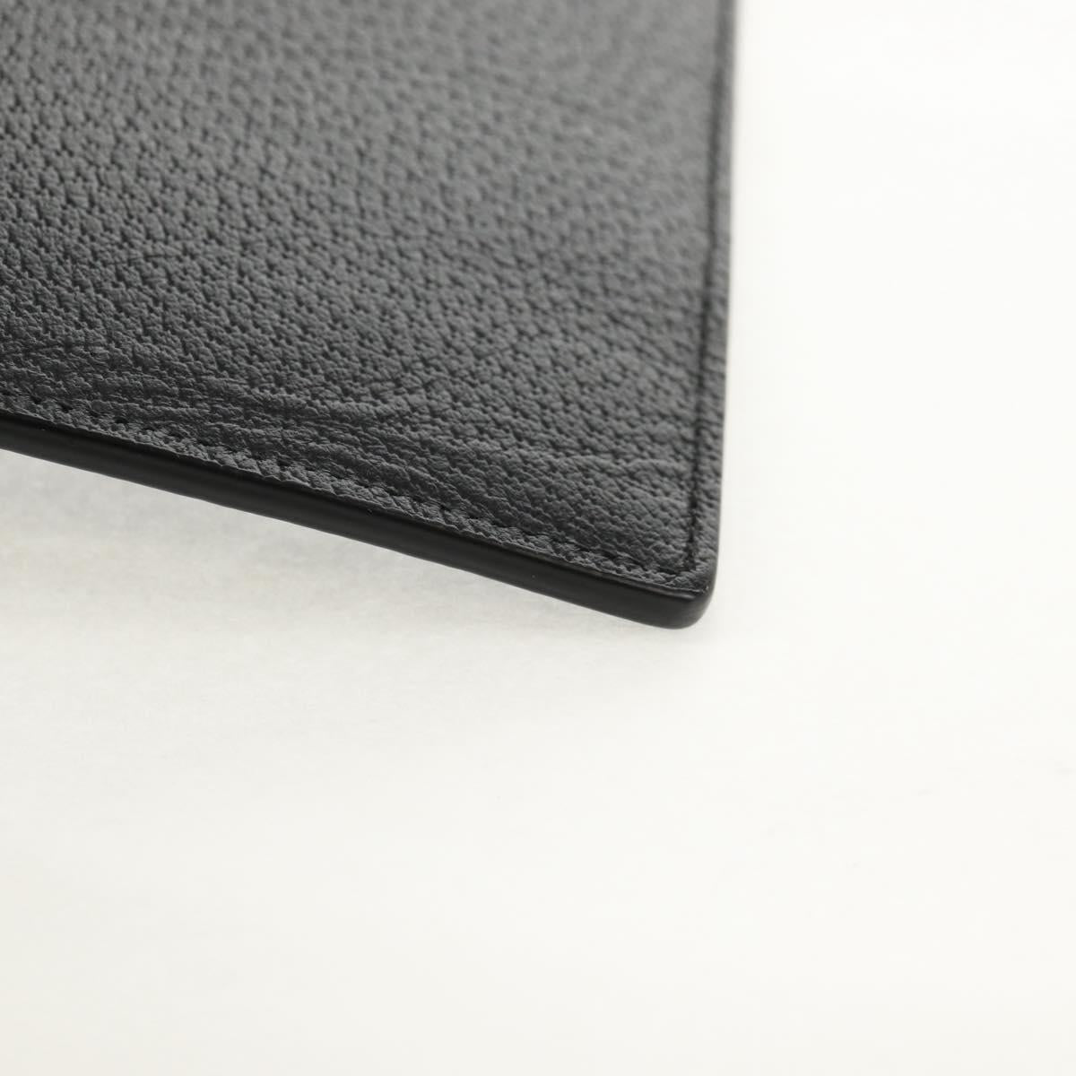 GUCCI GG Marmont Clutch Bag Leather Black 475317 Auth 156740V