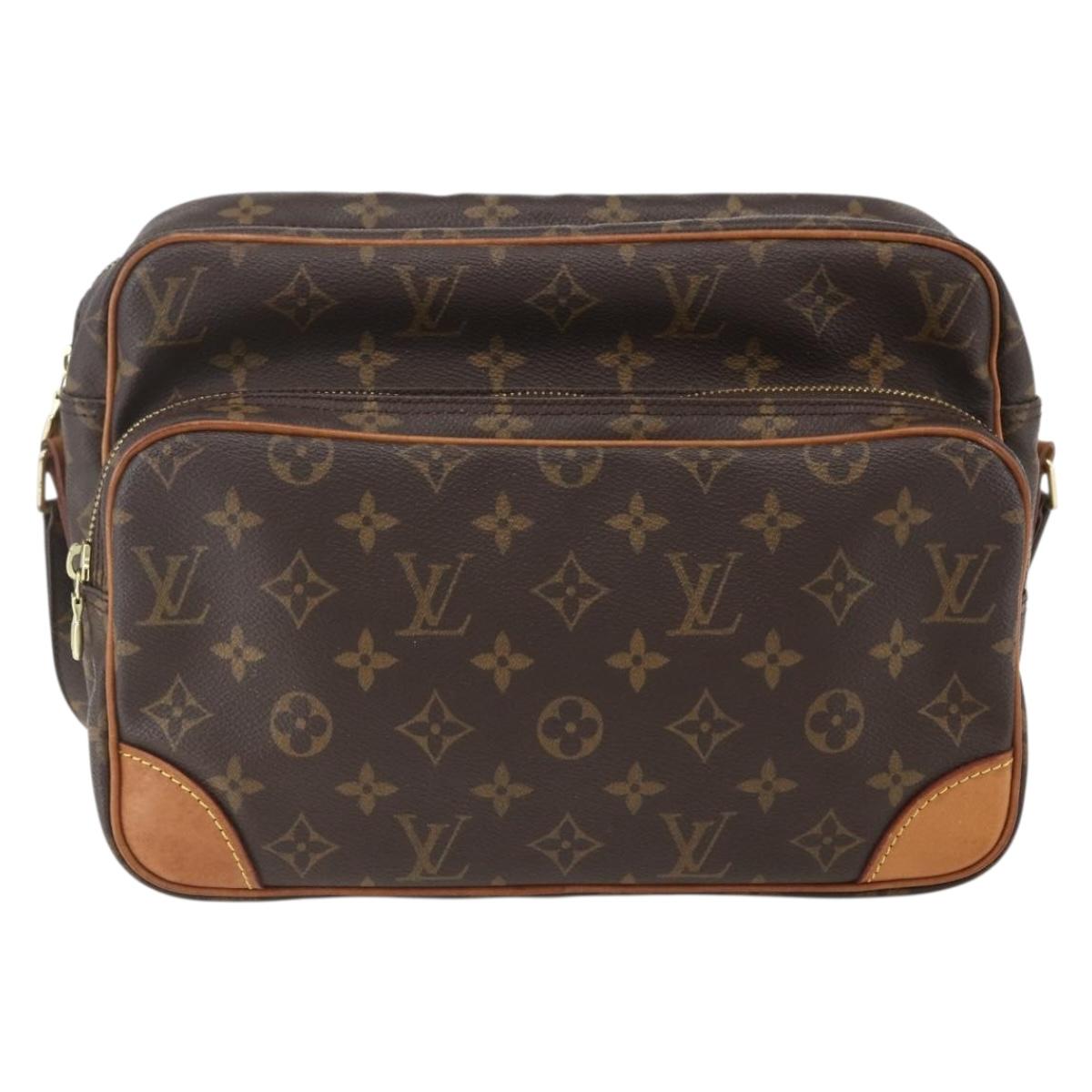 LOUIS VUITTON Monogram Nile Shoulder Bag M45244 LV Auth 156750