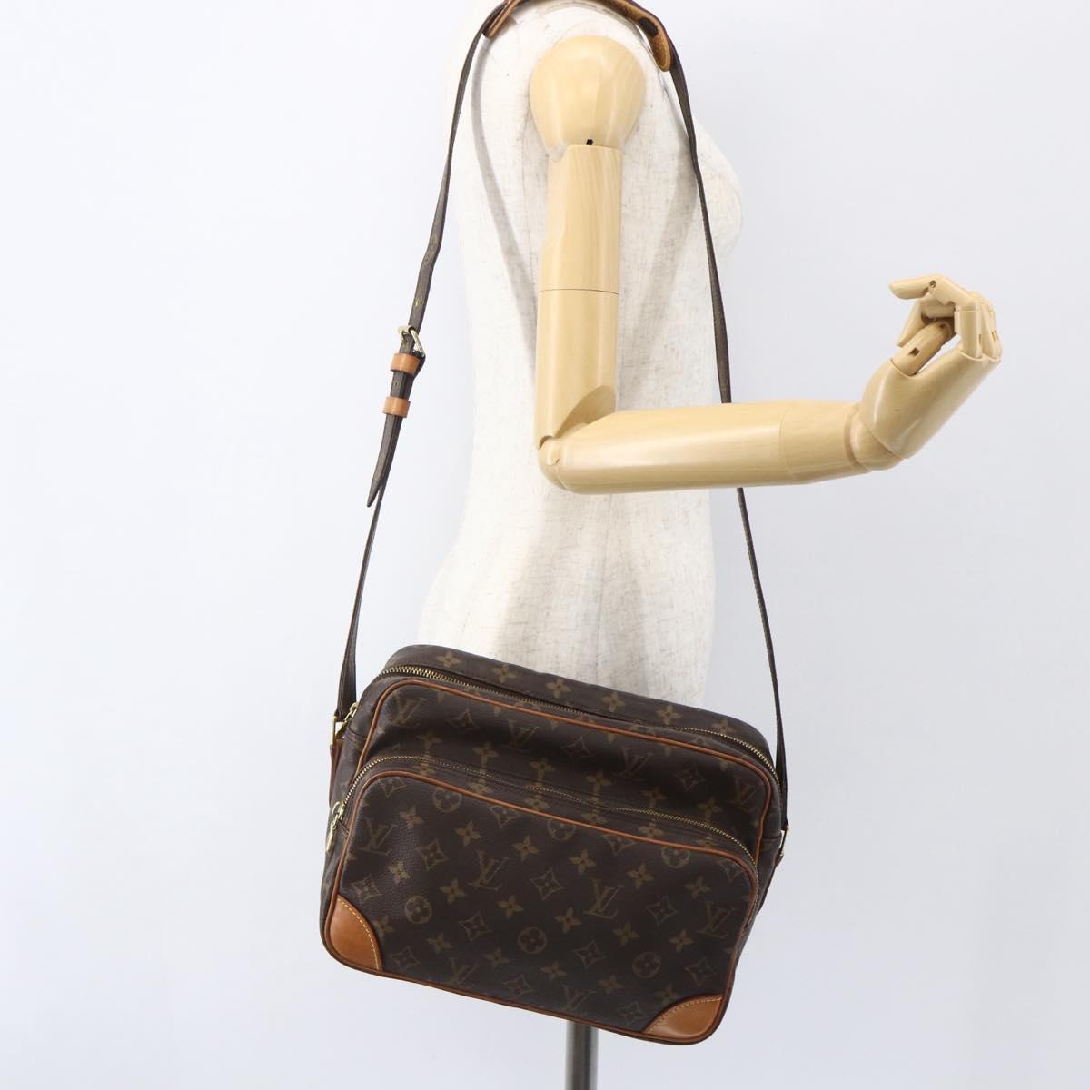 LOUIS VUITTON Monogram Nile Shoulder Bag M45244 LV Auth 156750A