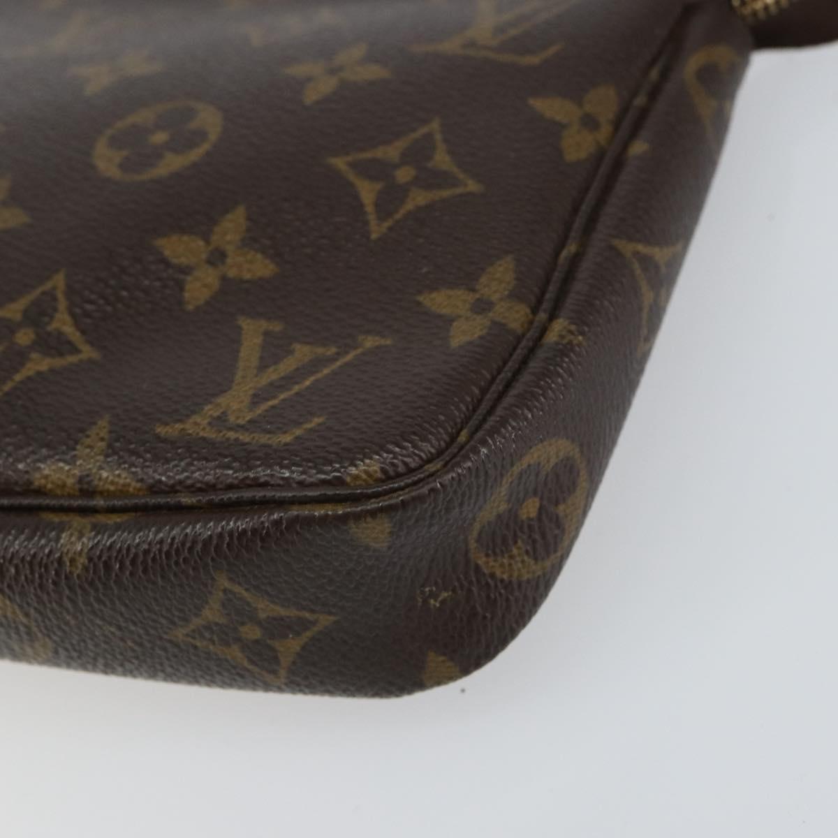 LOUIS VUITTON Monogram Pochette Accessoires Pouch M51980 LV Auth 156752