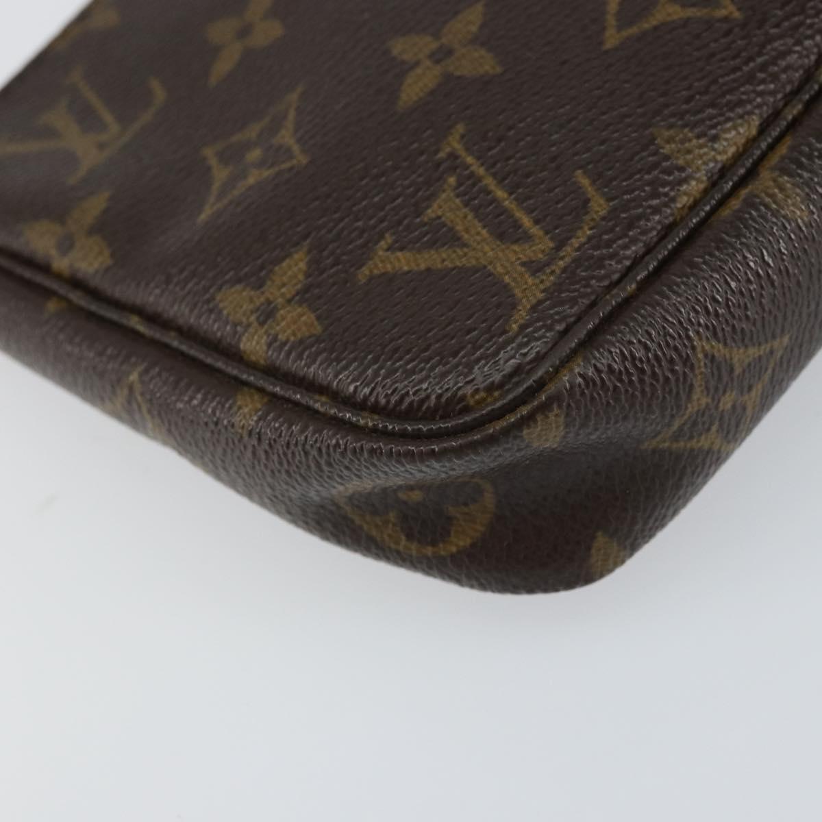 LOUIS VUITTON Monogram Pochette Accessoires Pouch M51980 LV Auth 156752