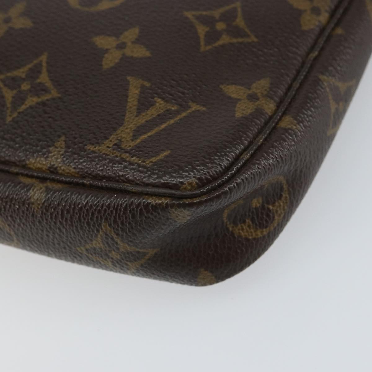 LOUIS VUITTON Monogram Pochette Accessoires Pouch M51980 LV Auth 156752