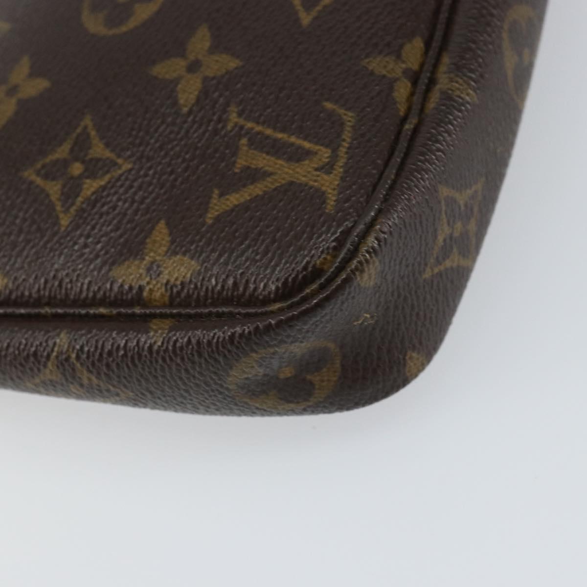 LOUIS VUITTON Monogram Pochette Accessoires Pouch M51980 LV Auth 156752