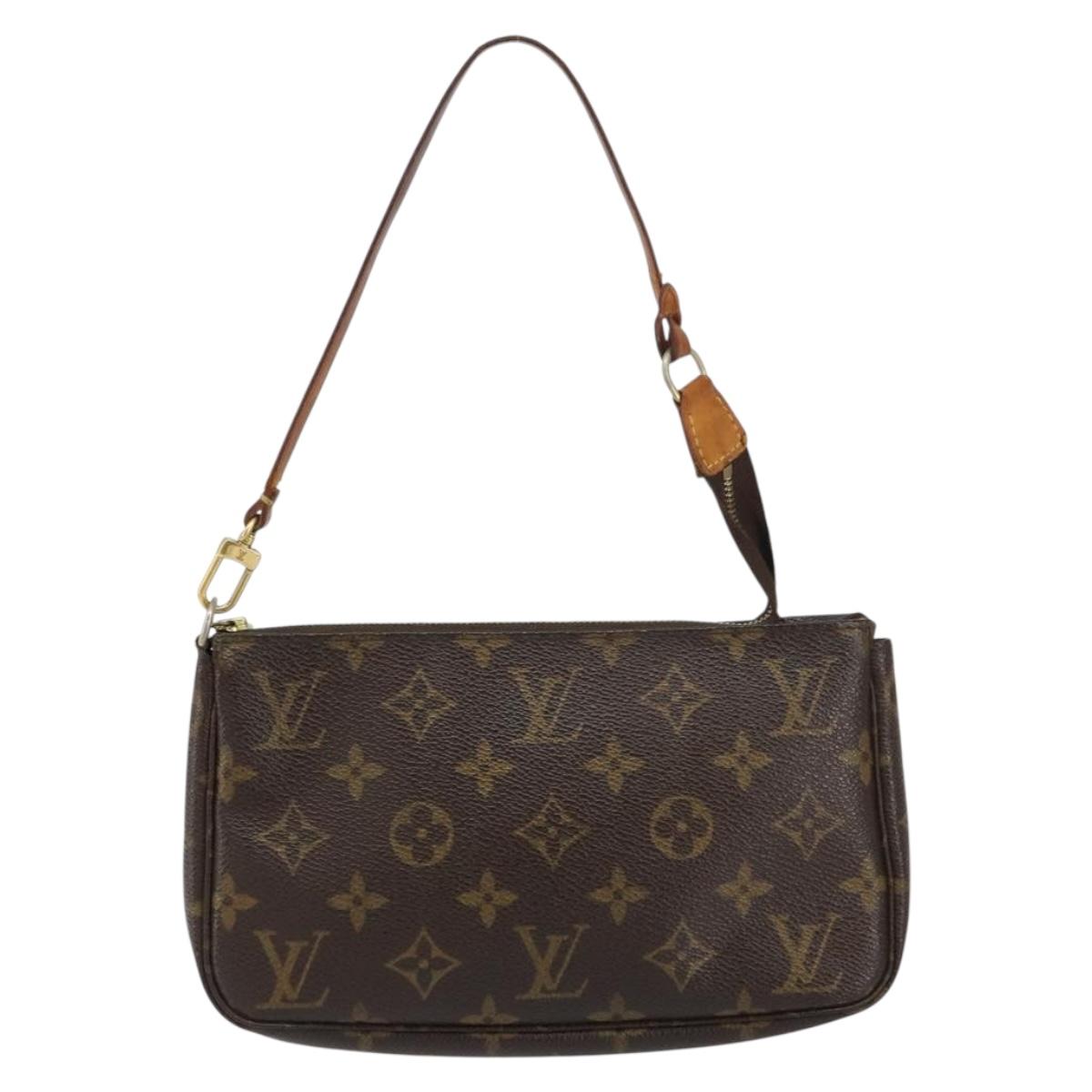 LOUIS VUITTON Monogram Pochette Accessoires Pouch M51980 LV Auth 156752