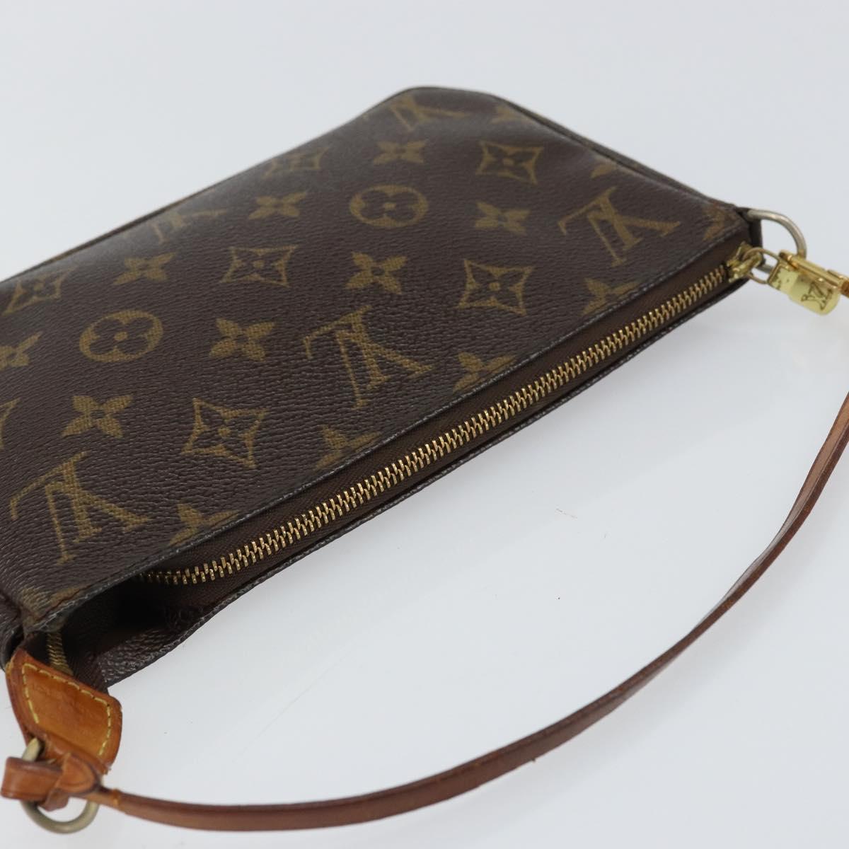 LOUIS VUITTON Monogram Pochette Accessoires Pouch M51980 LV Auth 156752
