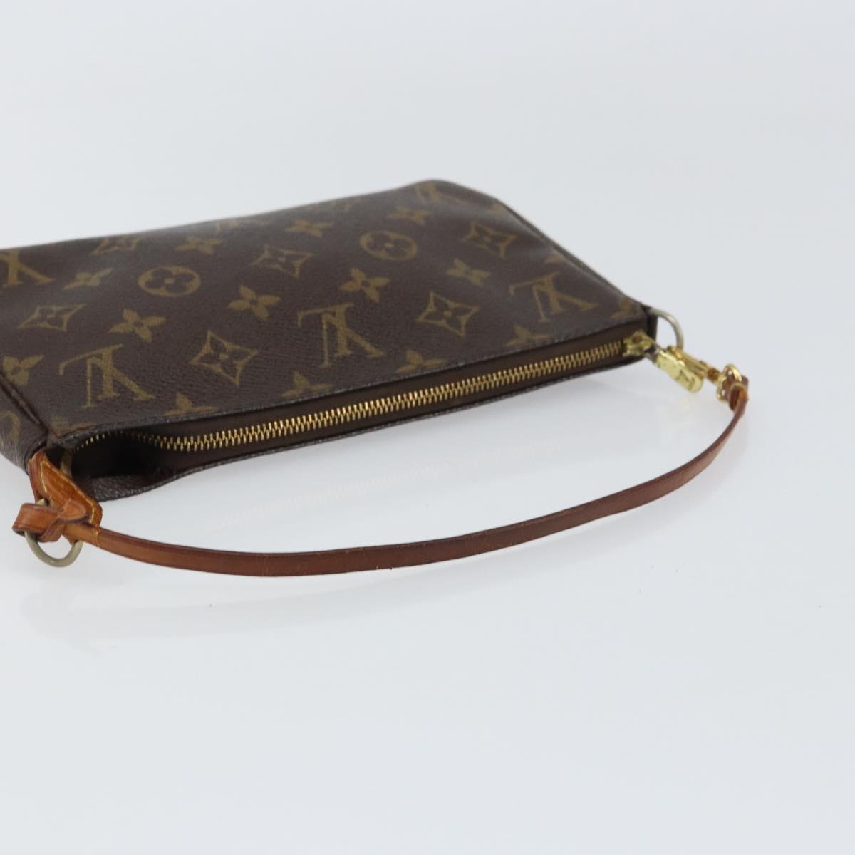 LOUIS VUITTON Monogram Pochette Accessoires Pouch M51980 LV Auth 156752