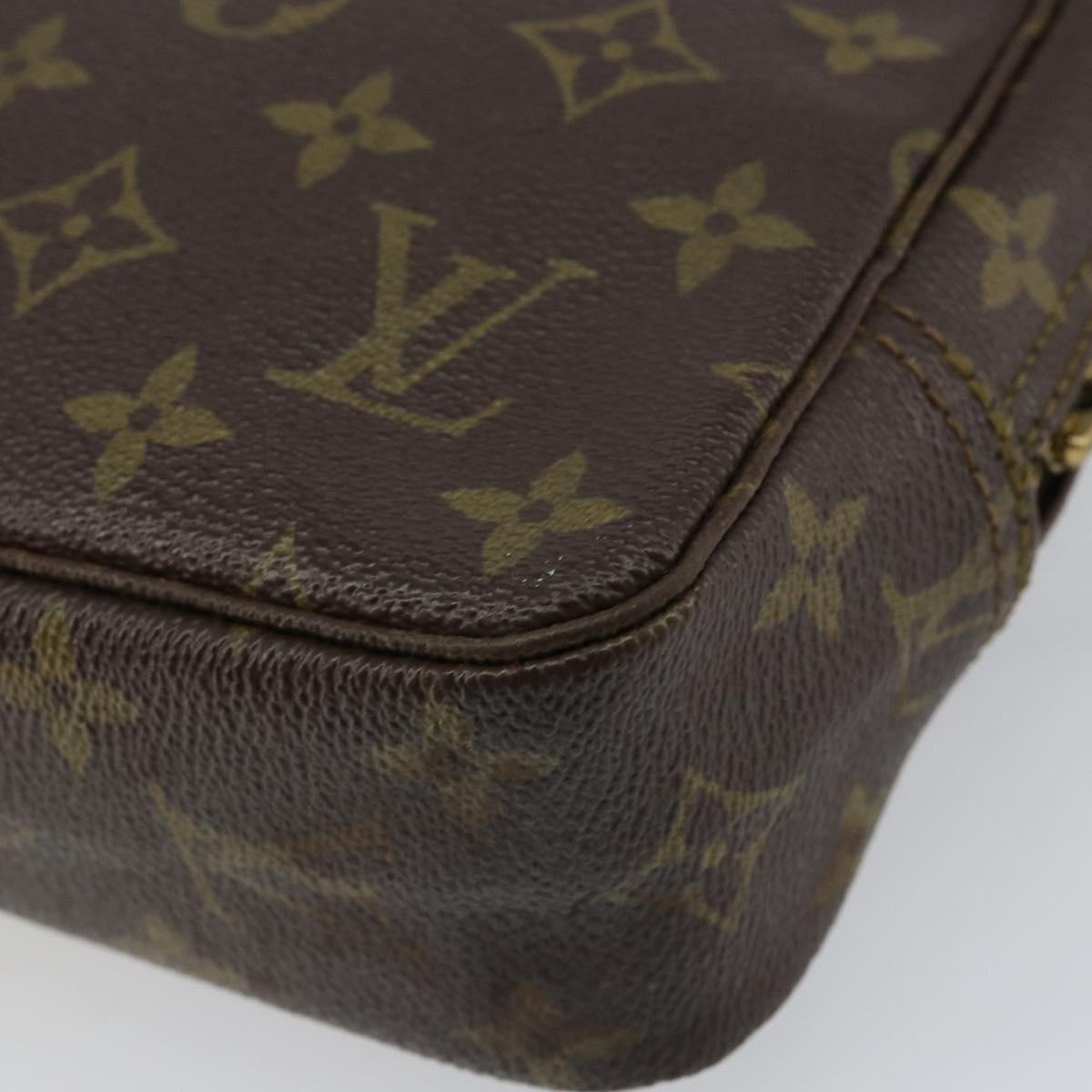 LOUIS VUITTON Monogram Trousse Toilette 23 Clutch Bag M47524 LV Auth 156754