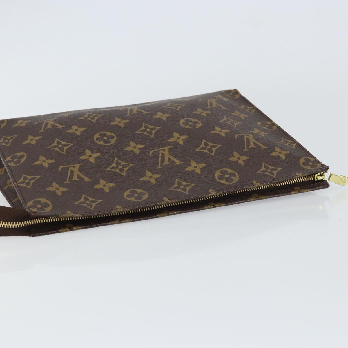 LOUIS VUITTON Monogram Poche Toilette 26 Pouch M47542 LV Auth 156755