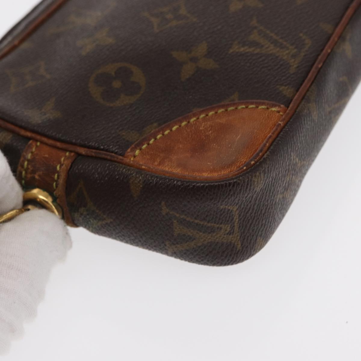 LOUIS VUITTON Monogram Marly Dragonne PM Clutch Bag M51827 LV Auth 156759