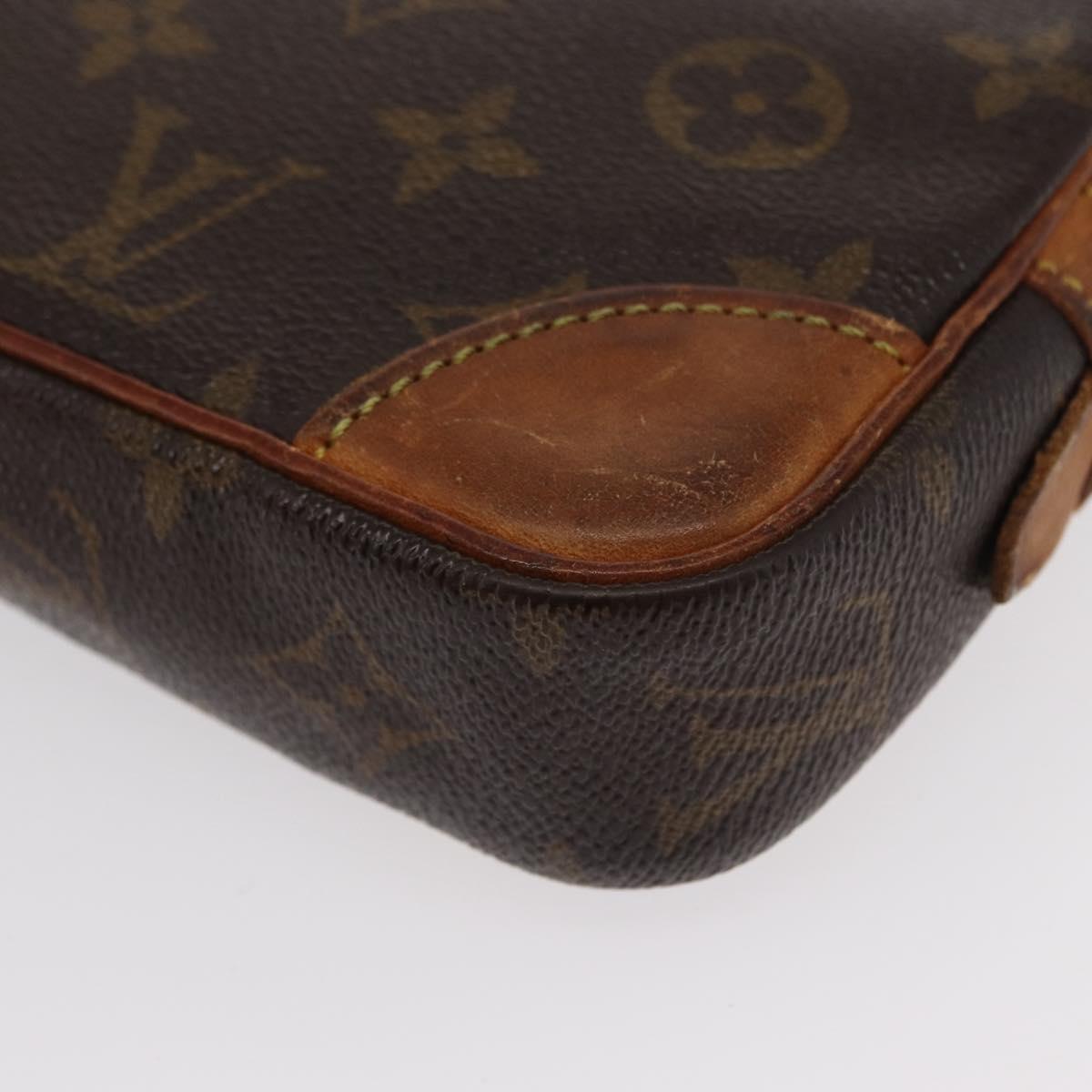 LOUIS VUITTON Monogram Marly Dragonne PM Clutch Bag M51827 LV Auth 156759