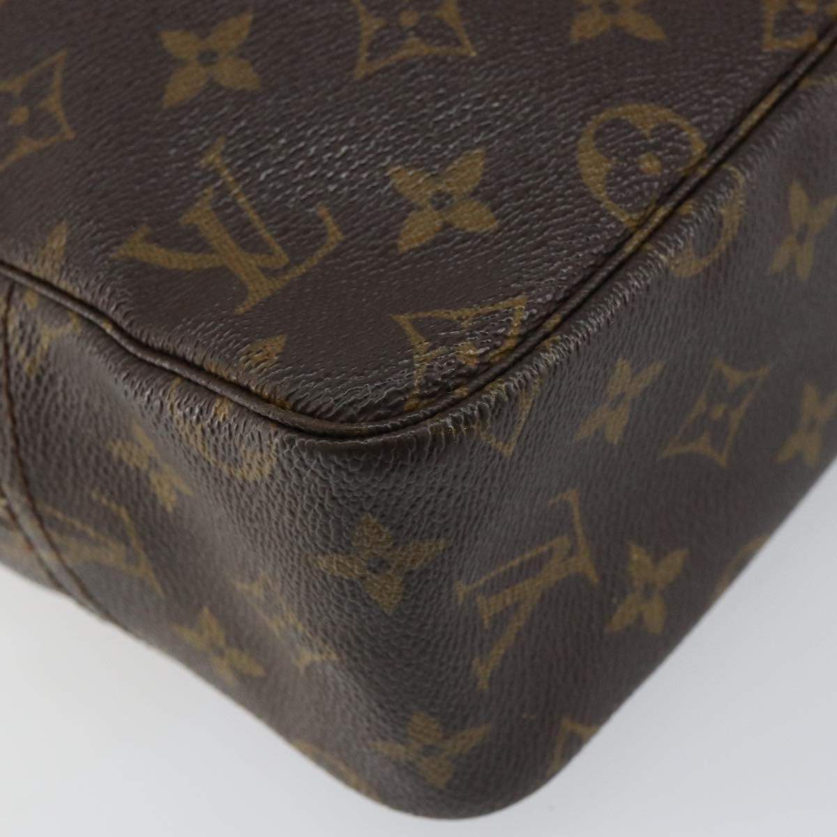 LOUIS VUITTON Monogram Trousse Toilette 28 Clutch Bag M47522 LV Auth 156761