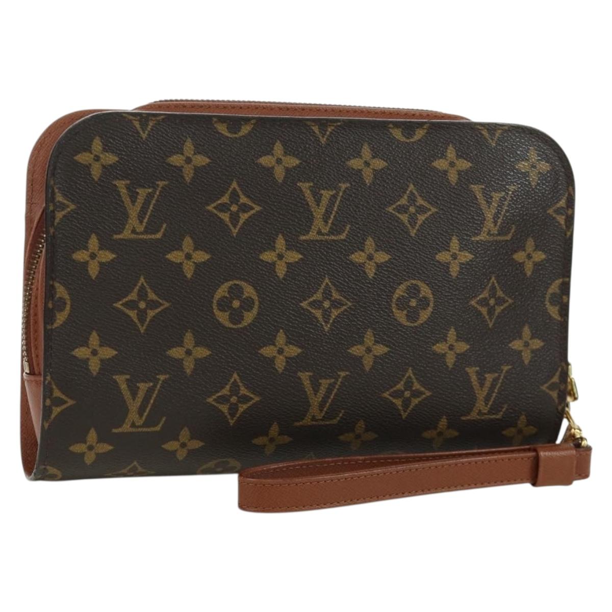 LOUIS VUITTON Monogram Orsay Clutch Bag M51790 LV Auth 156765