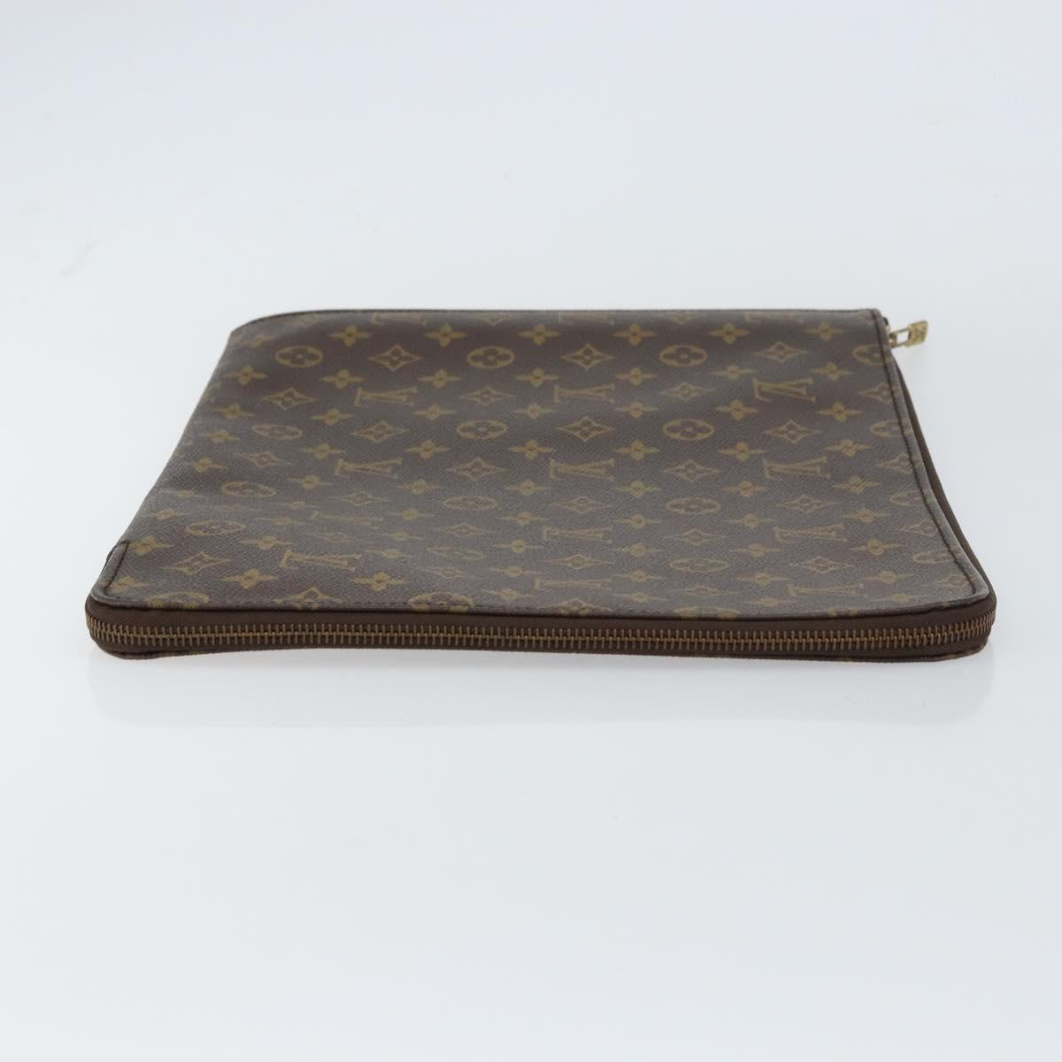 LOUIS VUITTON Monogram Posh Documents Briefcase M53457 LV Auth 156766