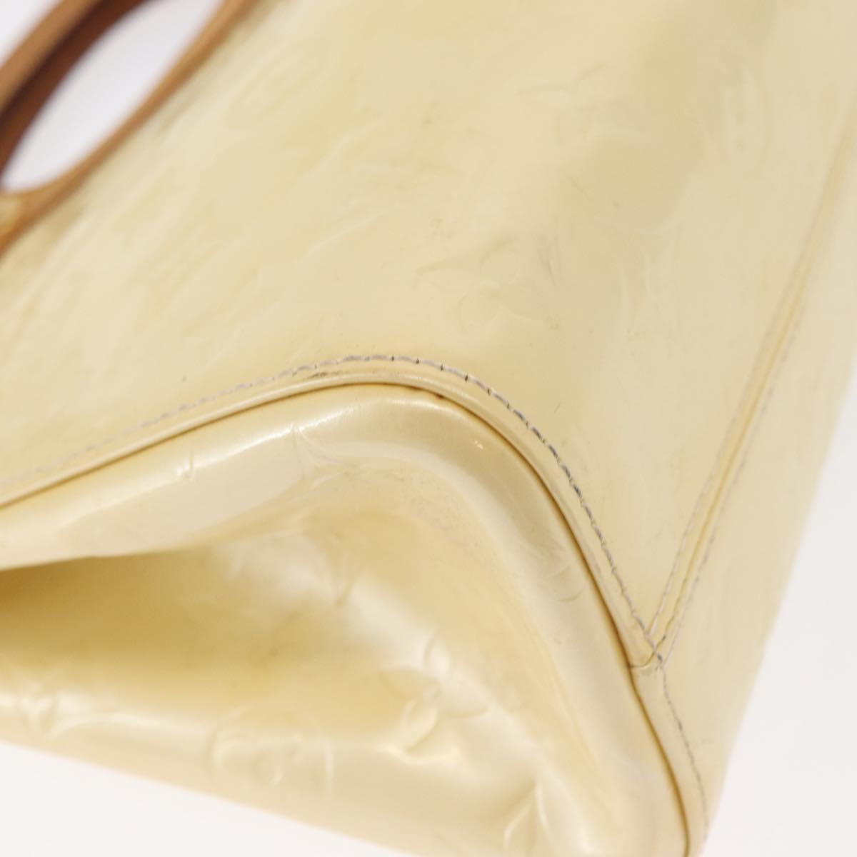 LOUIS VUITTON Monogram Vernis Roxbury Drive Hand Bag Perle M91374 LV Auth 156779