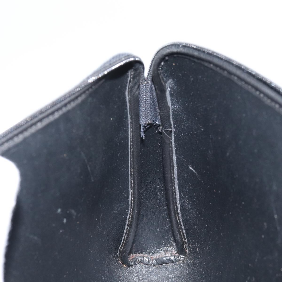 Christian Dior Trotter Canvas Clutch Bag Black Auth 156801