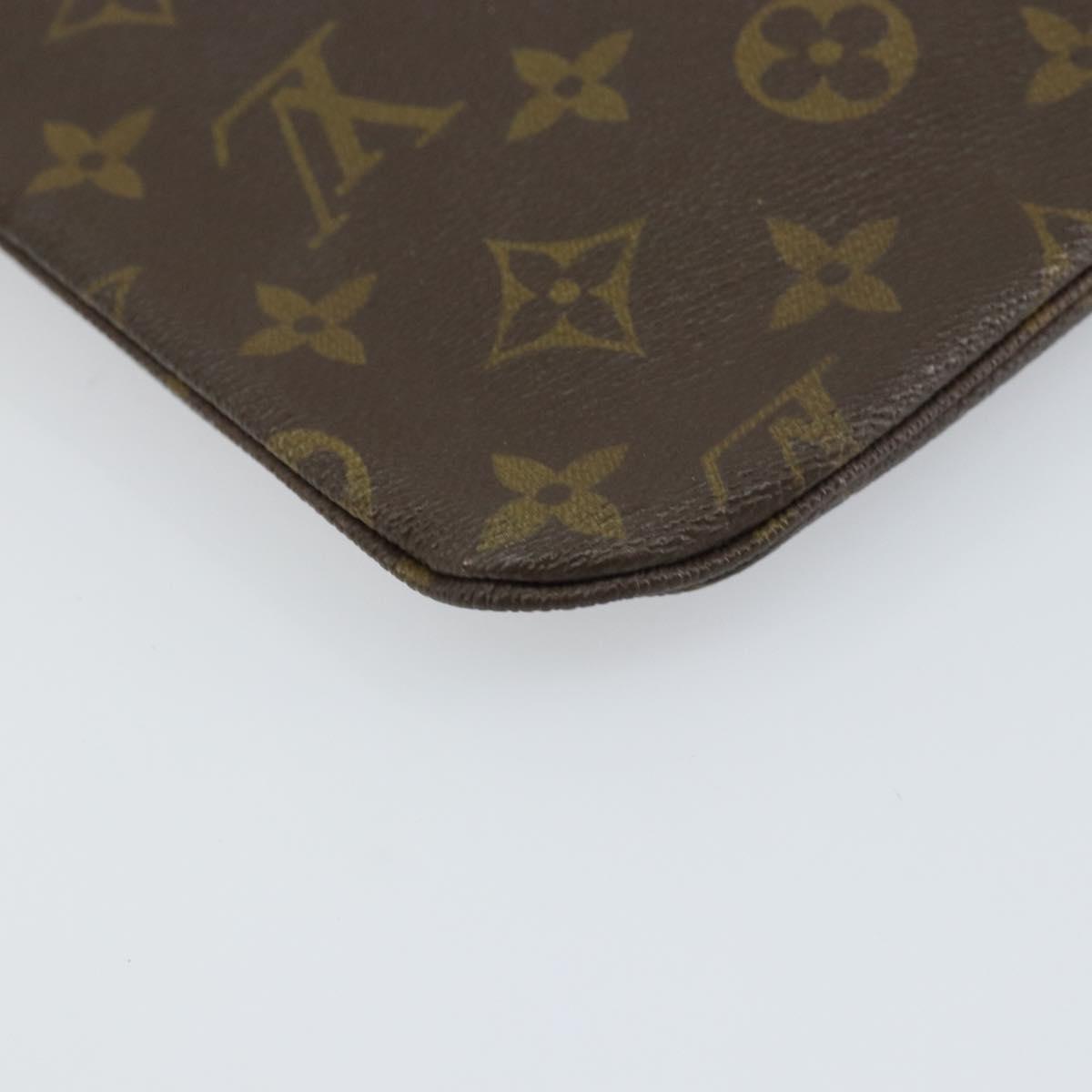 LOUIS VUITTON Monogram Pochette Priant Clutch Bag M51805 LV Auth 156818