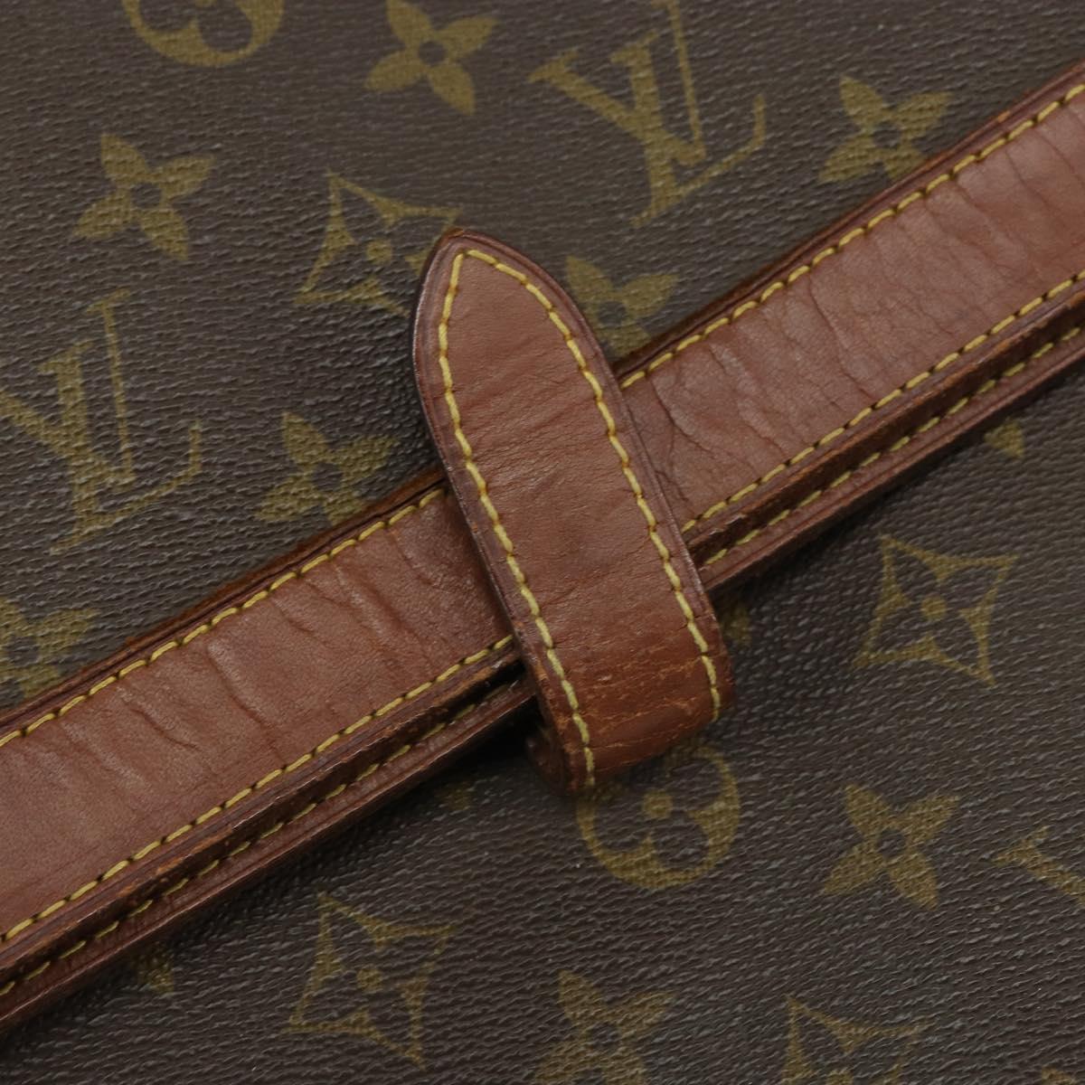 LOUIS VUITTON Monogram Pochette Priant Clutch Bag M51805 LV Auth 156818