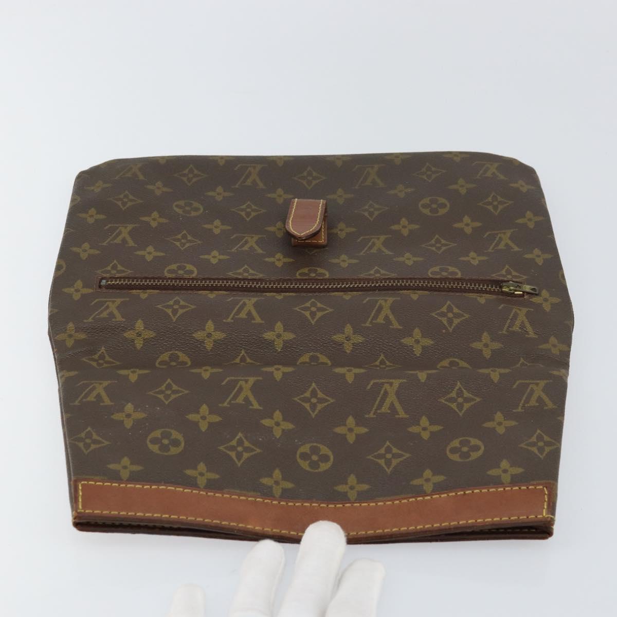 LOUIS VUITTON Monogram Pochette Priant Clutch Bag M51805 LV Auth 156818
