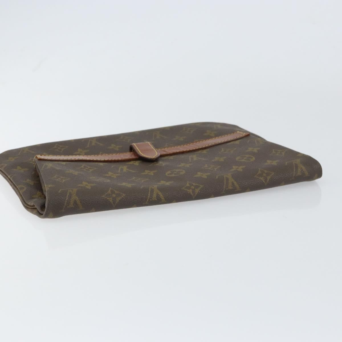 LOUIS VUITTON Monogram Pochette Priant Clutch Bag M51805 LV Auth 156818
