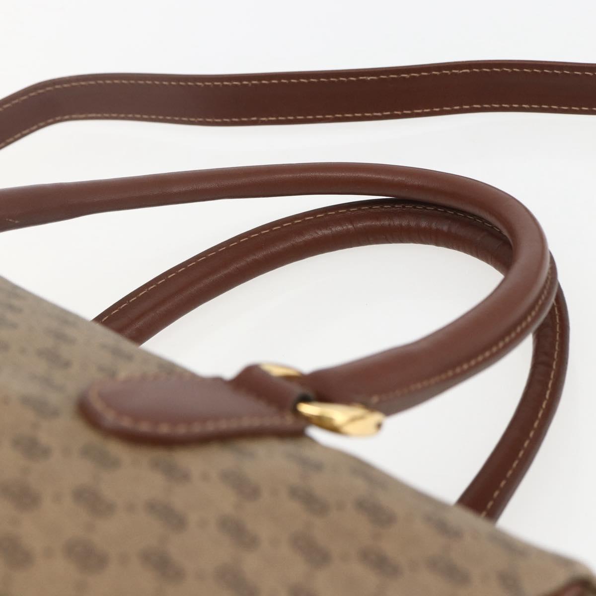 GUCCI Micro GG Supreme Boston Bag PVC 2way Beige Gold 002 122 0033 Auth 156846