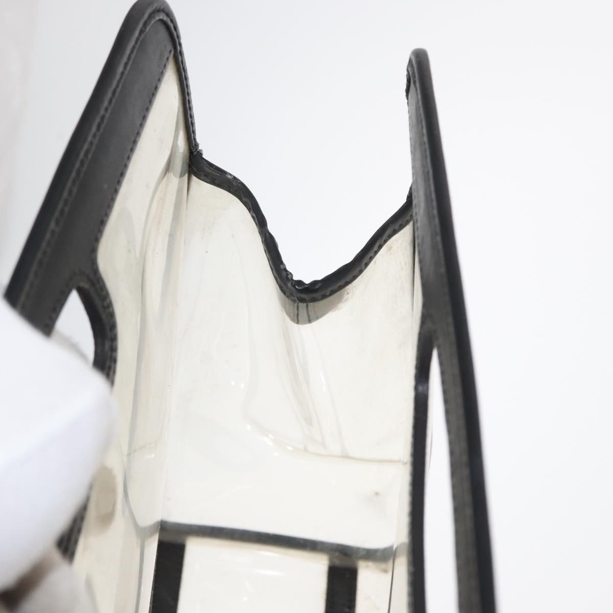 GUCCI Hand Bag Vinyl Clear 002 1998 0453 Auth 156857