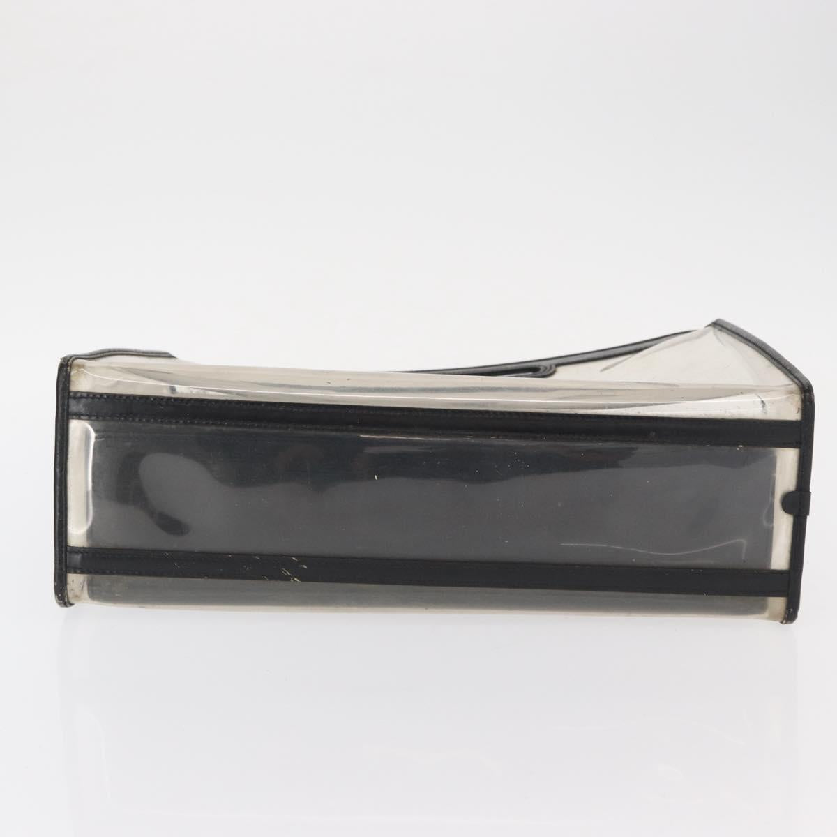 GUCCI Hand Bag Vinyl Clear 002 1998 0453 Auth 156857